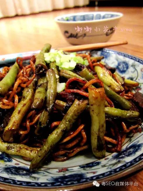 粤菜谱12期 牛肉豆角焖面 切面如何做的好吃 将豆角炒糊了