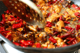 粤菜谱27期 直流口水的川味辣子鸡 川菜菜谱辣子鸡丁的家常做法图文步骤