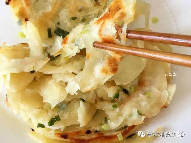 粤菜谱46期 山西葱香手抓饼的做法 上班族的简单美食 地摊煎饼果子